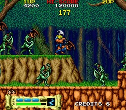 The Astyanax sur Arcade